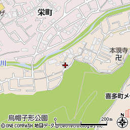 大阪府河内長野市喜多町473周辺の地図