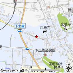 奈良県高市郡高取町下土佐581周辺の地図