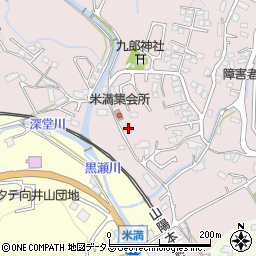 広島県東広島市八本松町米満554周辺の地図