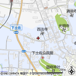 奈良県高市郡高取町下土佐585-2周辺の地図