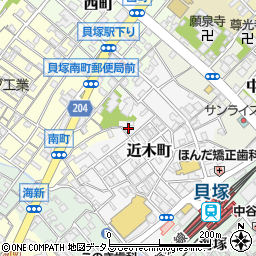 大阪府貝塚市近木町20-8周辺の地図
