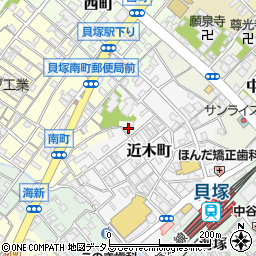 大阪府貝塚市近木町20-8周辺の地図