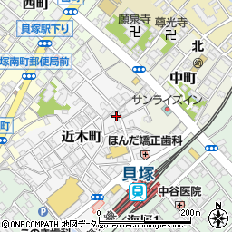 大阪府貝塚市近木町11-1周辺の地図