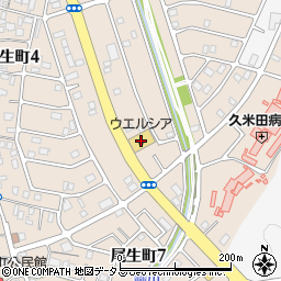 ウエルシア岸和田尾生店周辺の地図
