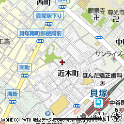 大阪府貝塚市近木町20-5周辺の地図