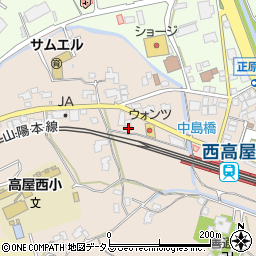 広島県東広島市高屋町中島639周辺の地図