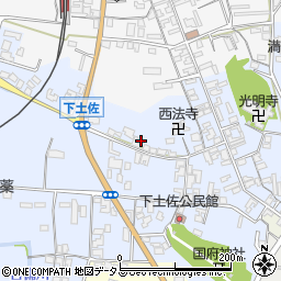 奈良県高市郡高取町下土佐581-2周辺の地図