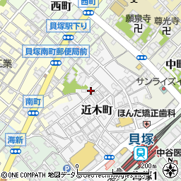 大阪府貝塚市近木町20-4周辺の地図