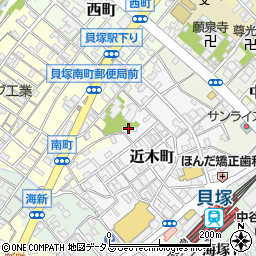 大阪府貝塚市近木町20-10周辺の地図