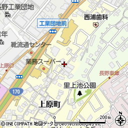 大阪府河内長野市上原町885周辺の地図