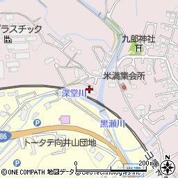 広島県東広島市八本松町米満307周辺の地図