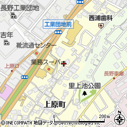 大阪府河内長野市上原町885-7周辺の地図