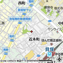 大阪府貝塚市近木町20-3周辺の地図