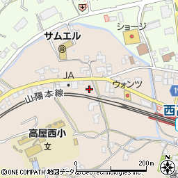 広島県東広島市高屋町中島543-1周辺の地図