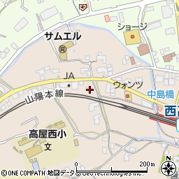 広島県東広島市高屋町中島543周辺の地図