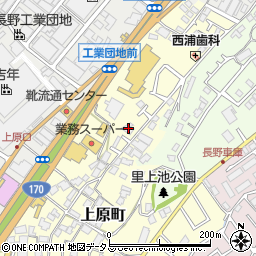 大阪府河内長野市上原町885-3周辺の地図