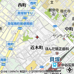 大阪府貝塚市近木町20-1周辺の地図