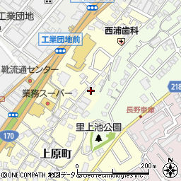 大阪府河内長野市上原町888-5周辺の地図