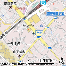 株式会社紀陽銀行　東岸和田住宅ローンセンター周辺の地図