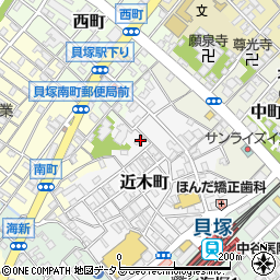 大阪府貝塚市近木町20-24周辺の地図