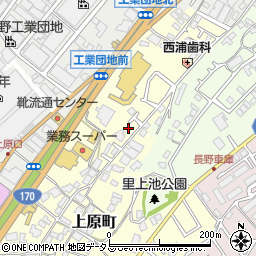 大阪府河内長野市上原町888-4周辺の地図