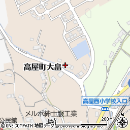 広島県東広島市高屋町大畠546周辺の地図