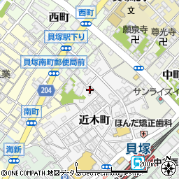 大阪府貝塚市近木町20-22周辺の地図