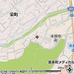 大阪府河内長野市喜多町487周辺の地図