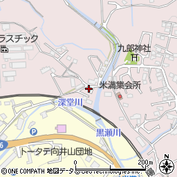 広島県東広島市八本松町米満306周辺の地図