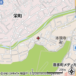 大阪府河内長野市喜多町483周辺の地図