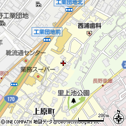 大阪府河内長野市上原町888周辺の地図