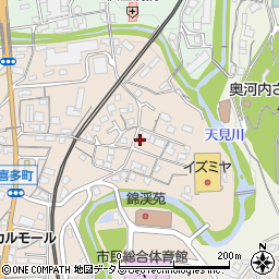 大阪府河内長野市喜多町51周辺の地図