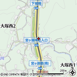 大塚宮の下周辺の地図
