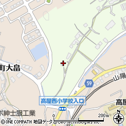 広島県東広島市高屋町杵原1243周辺の地図