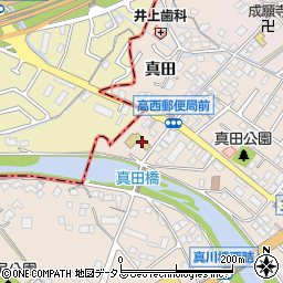 福山市立　高西保育所周辺の地図