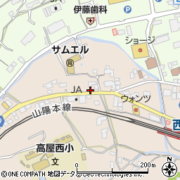 広島県東広島市高屋町中島472周辺の地図