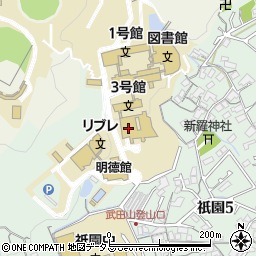 広島経済大学　丸善ブックセンター周辺の地図