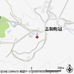 広島県東広島市志和町冠1869周辺の地図