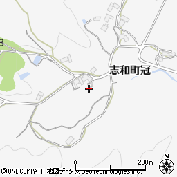広島県東広島市志和町冠1868周辺の地図