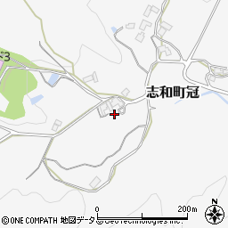 広島県東広島市志和町冠1863周辺の地図