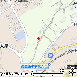 広島県東広島市高屋町杵原1241周辺の地図