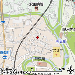 大阪府河内長野市喜多町48周辺の地図