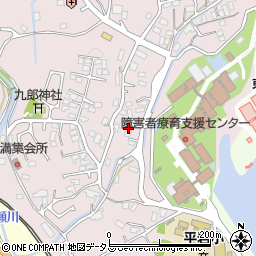 広島県東広島市八本松町米満477周辺の地図