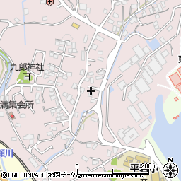 広島県東広島市八本松町米満477周辺の地図