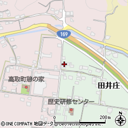 奈良県高市郡高取町田井庄43周辺の地図