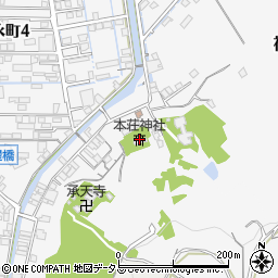 本荘神社周辺の地図