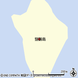 竪場島周辺の地図