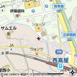 西高屋駅前郵便局 ＡＴＭ周辺の地図