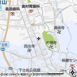 奈良県高市郡高取町下土佐361周辺の地図