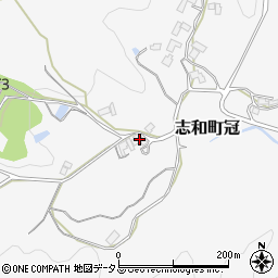 広島県東広島市志和町冠1867周辺の地図